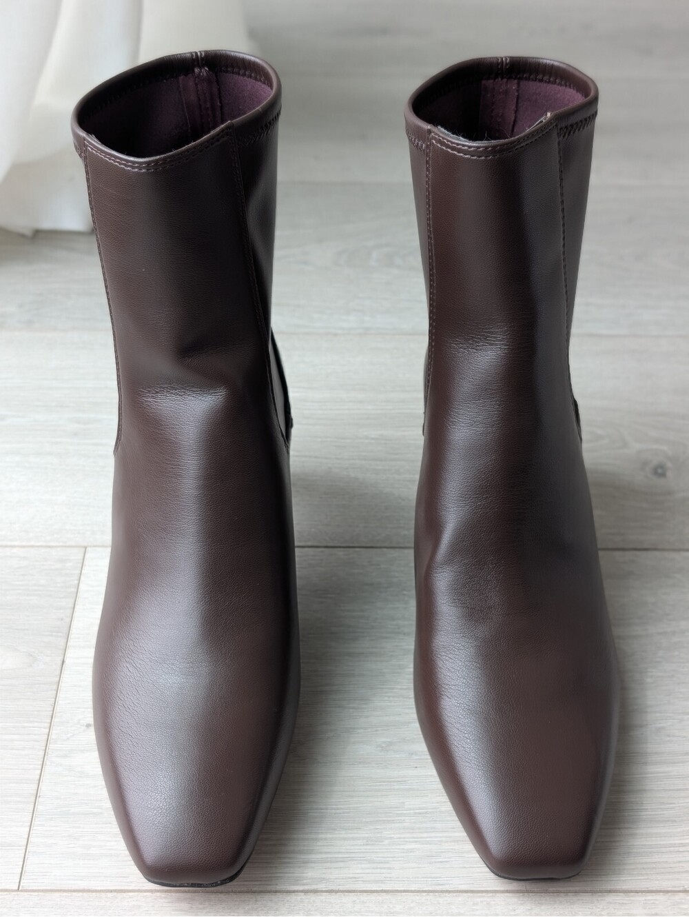 Franco Sarto Brown Leather Tarrin Booties 8.5